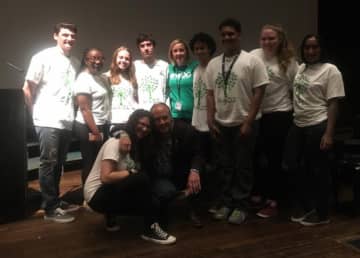 Mark Barton, founder and managing director at Sandy Hook Promise, spoke to more than 200 New Rochelle students about creating a positive school culture.