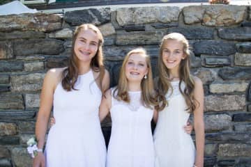 Audrey Craighead (South Salem), Beylie Ivanhoe (North Salem) and Eliza Heaton​​ (Waccabuc) recently graduated from Ridgefield Academy.