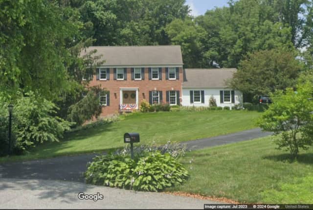 The Hanks home where Roger is accused of killing his wife, Judith, and daughter Emily, according the the Chester County DA.&nbsp;