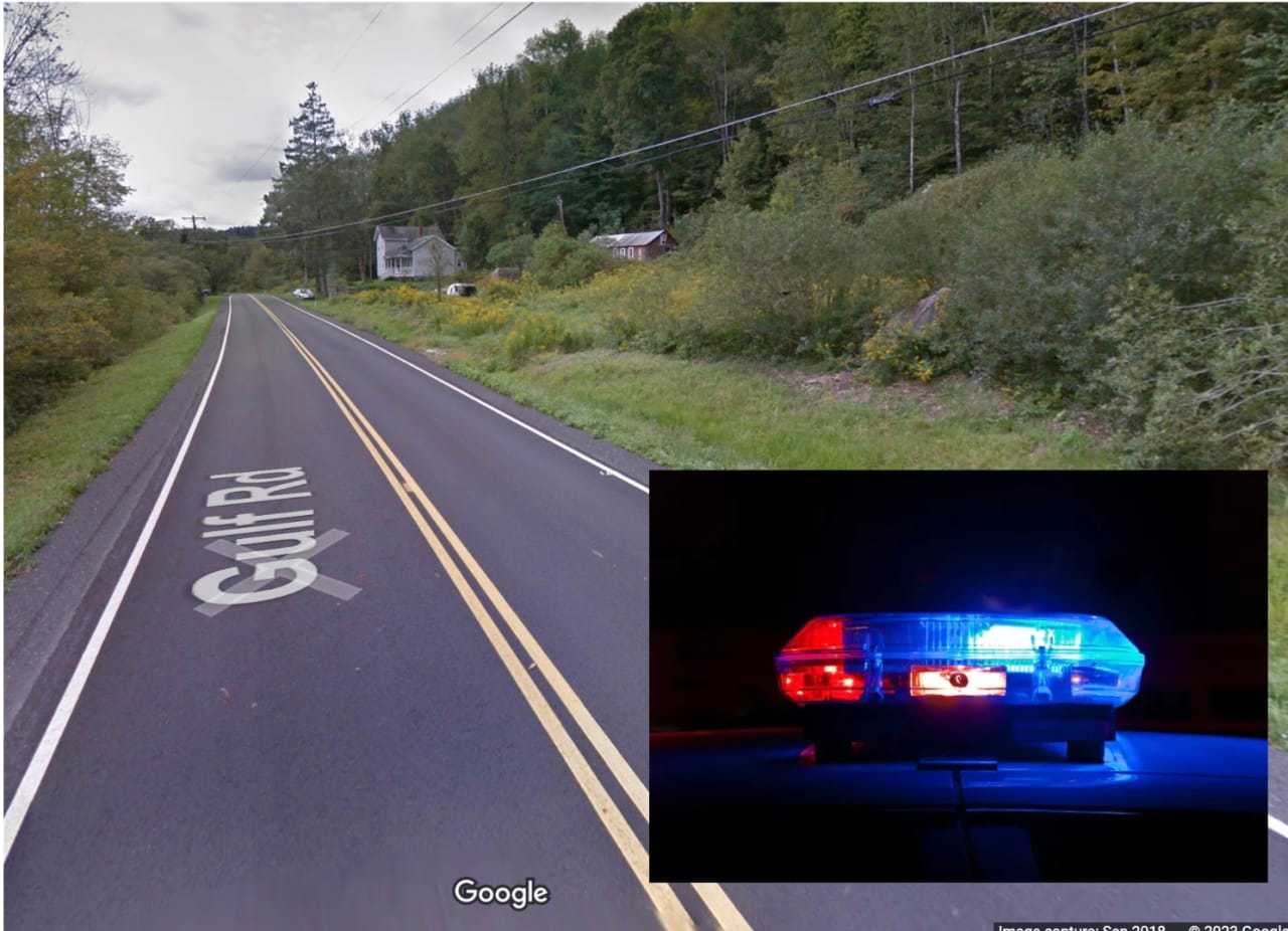 The area where the two pedestrians were struck and killed.