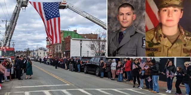 The remains of John Grassia III and Casey Frankoski were returned to the Capital Region on Monday, March 18.