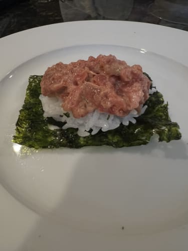 Goldberg and Resetar's bluefin tuna becomes sushi.