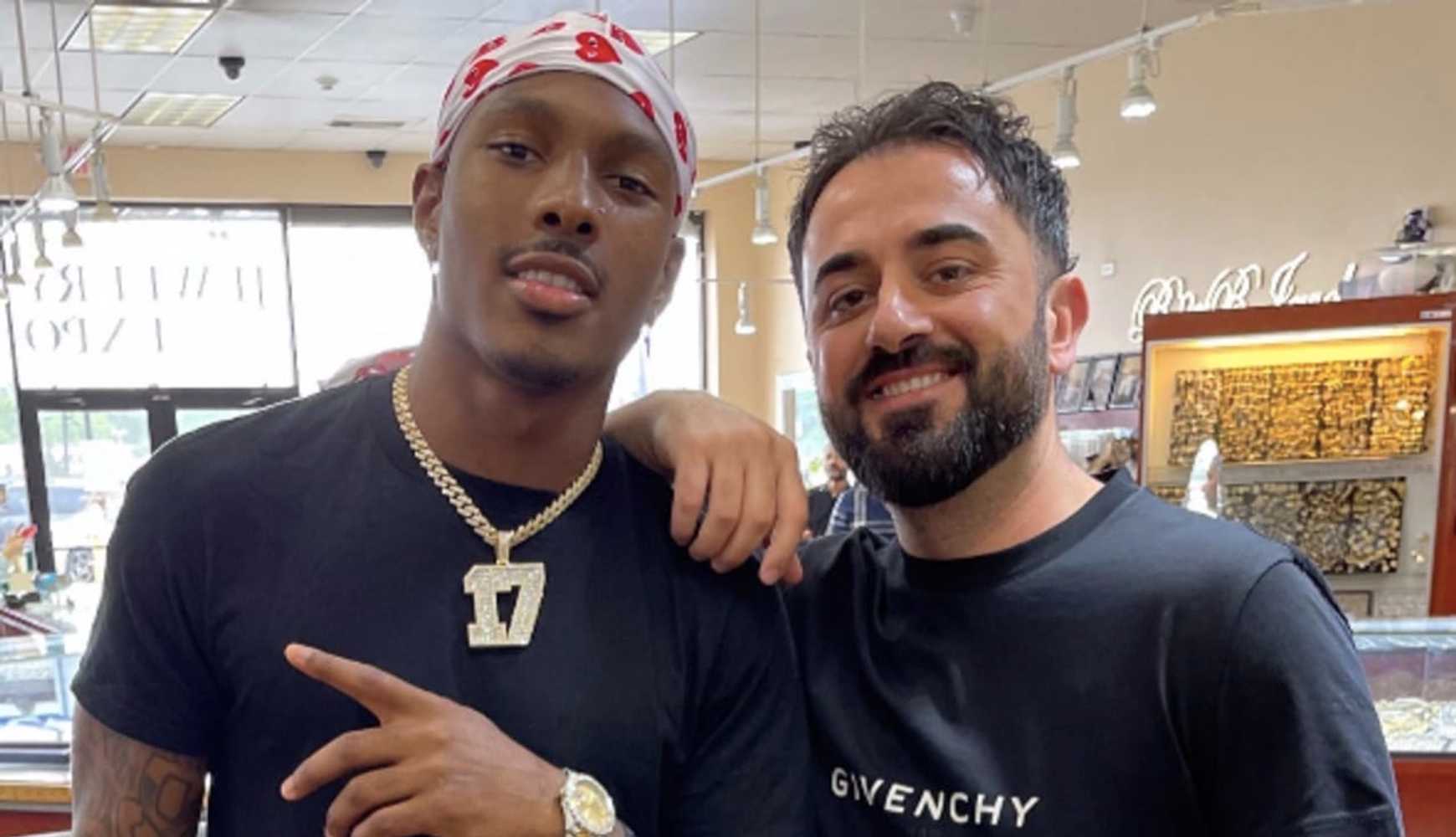 Super Bowl Champ Rocks 100 Carat Diamond Necklace Designed By